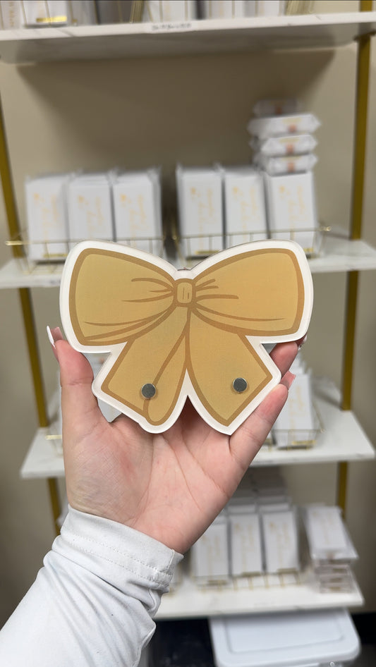 Brown Bow Lash Tile